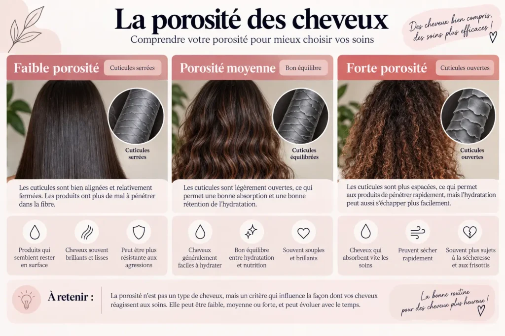 La porosité des cheveux : un critère essentiel