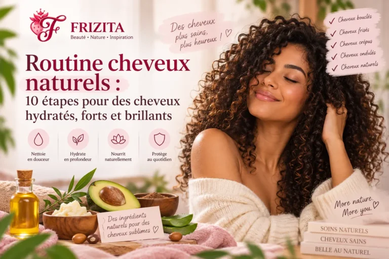Routine cheveux naturels 10 étapes pour des cheveux hydratés, forts et brillants